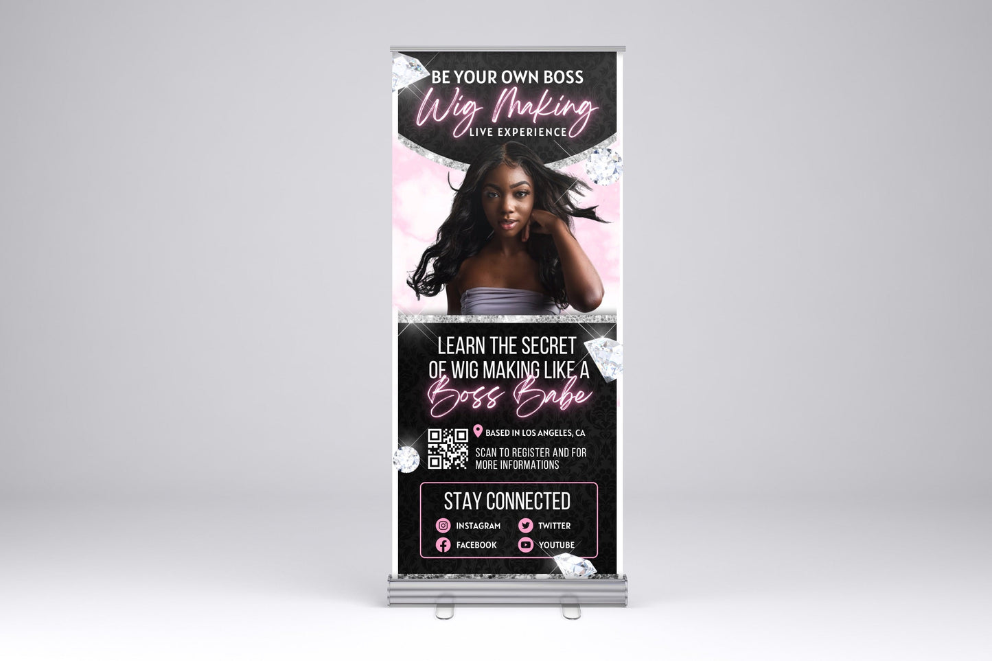 Roll Up Banner Mockup