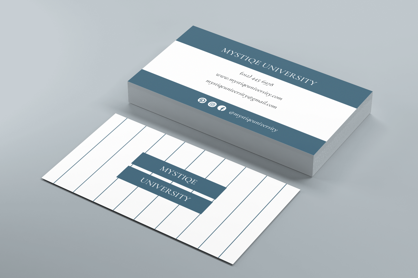 5 Elegant Editable Business Cards