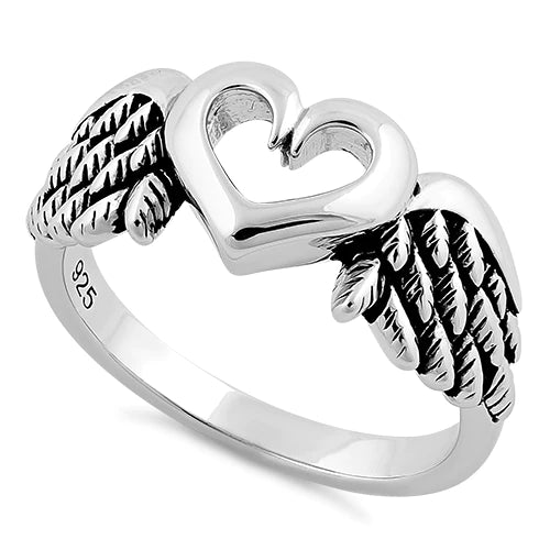 Wings Heart Ring