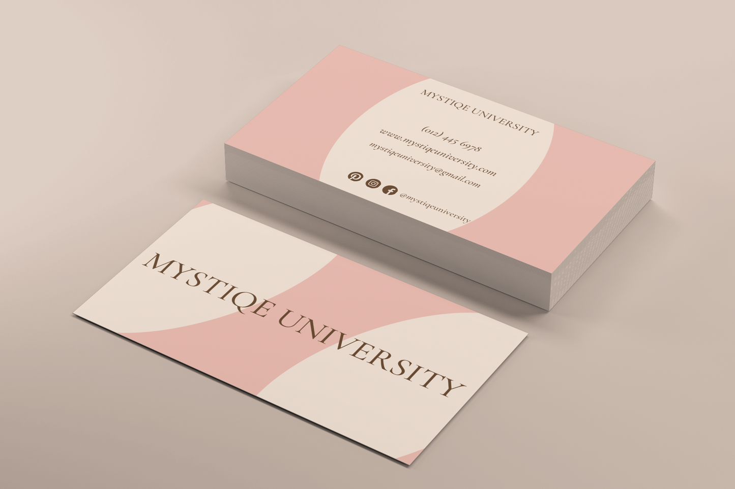 5 Elegant Editable Business Cards