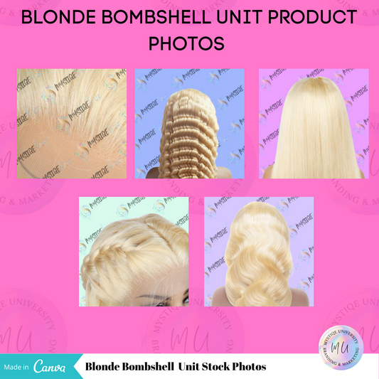 Blonde Bombshell Unit Stock Photos