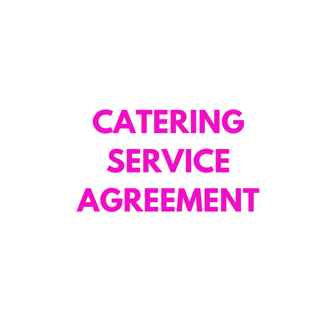 Catering Services Agreement