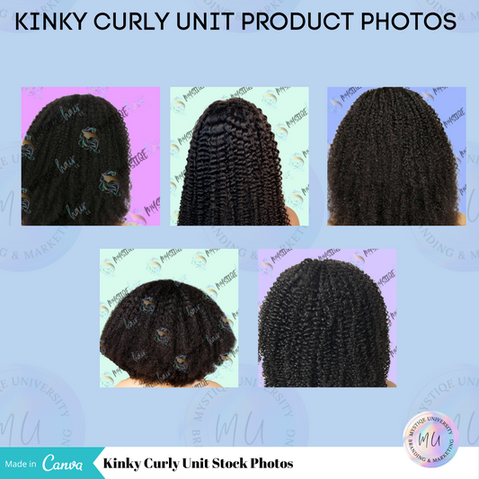 Kinky Curly Unit Stock Photos