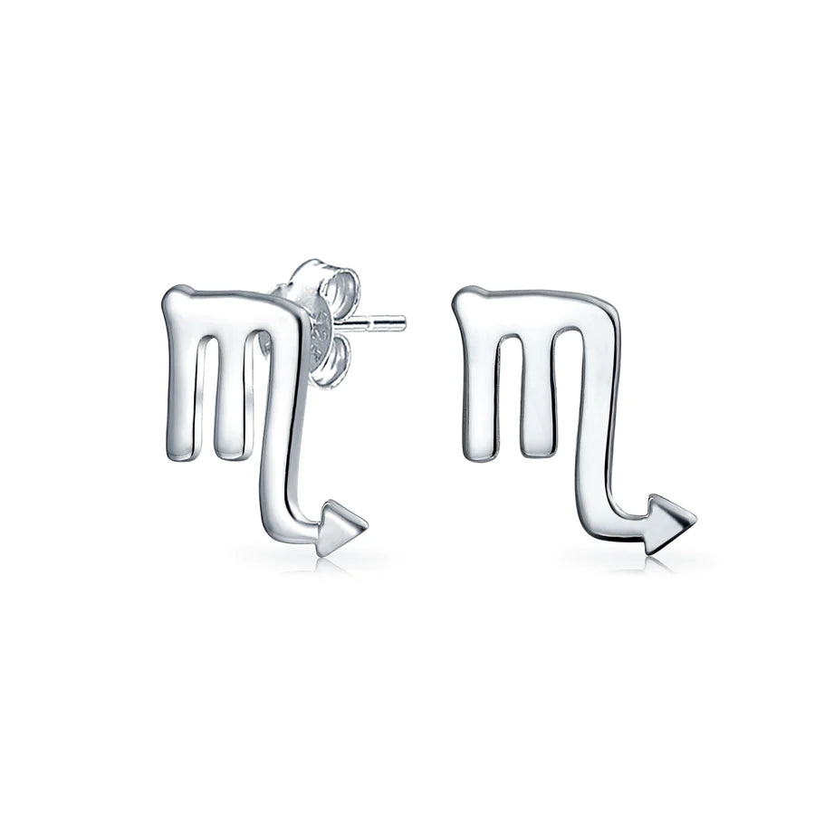 Scorpio Zodiac Earrings