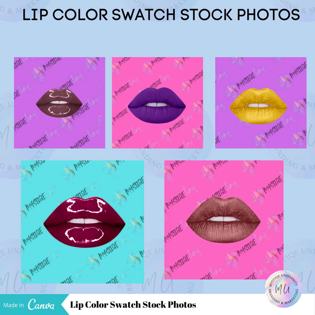 Lip Swatch Stock Photos