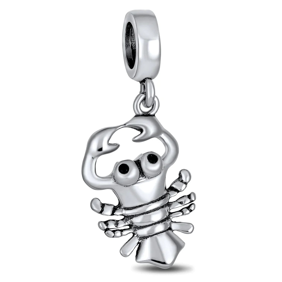 Lobster Dangle Bead Charm