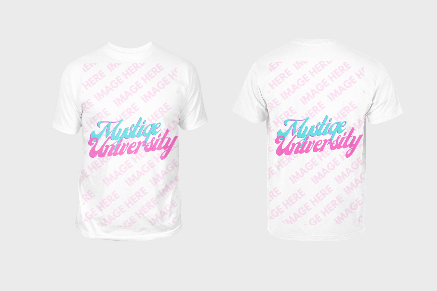 Front and Back T-Shirt Mockup