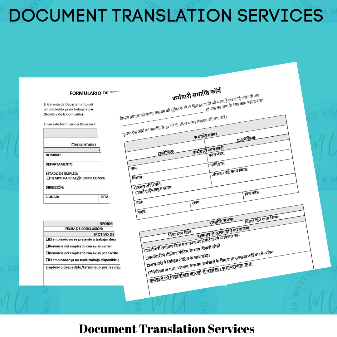 Document Translation Services