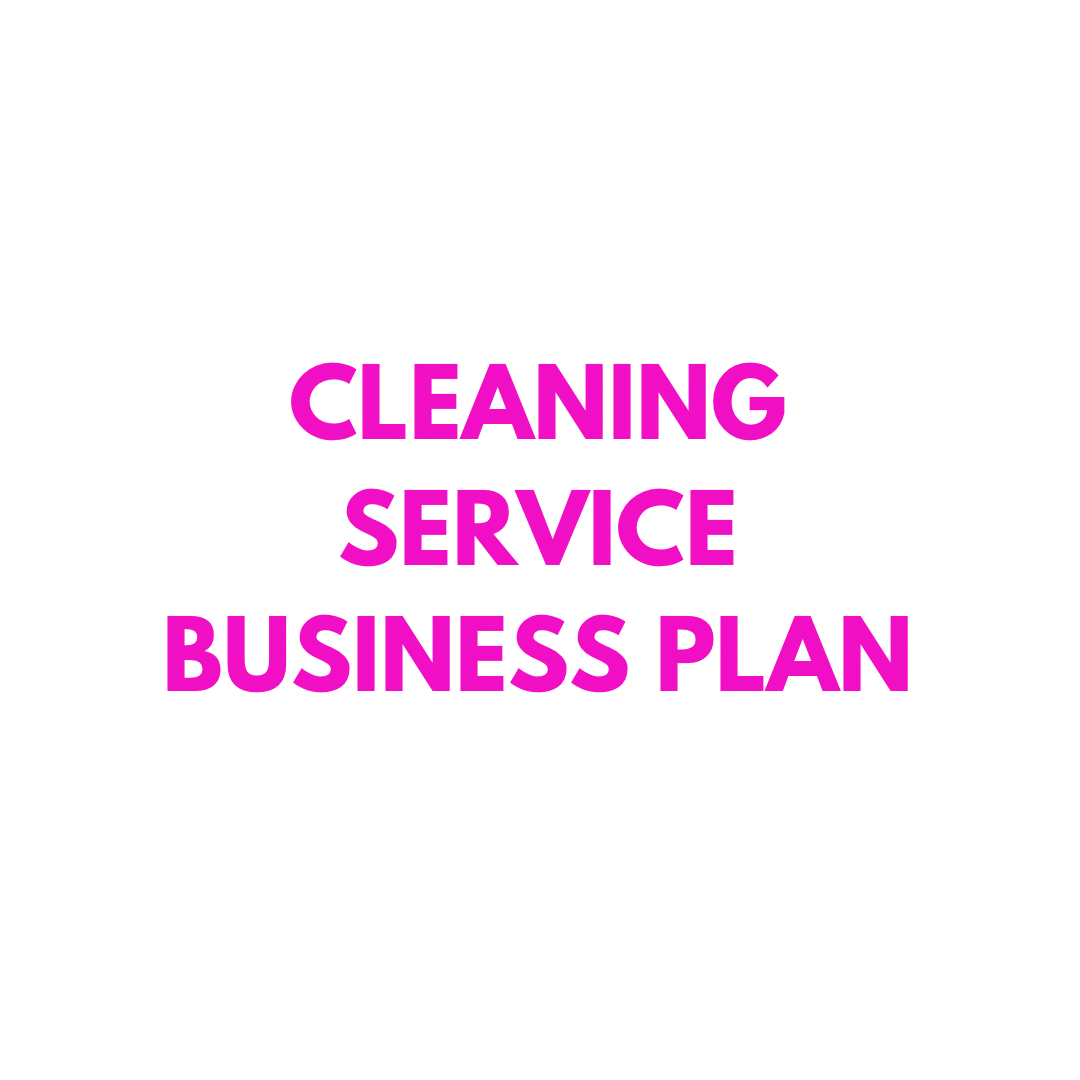 Cleaning Service Business Plan