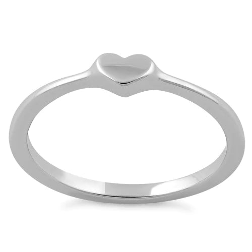 Sterling Silver Small Heart Ring