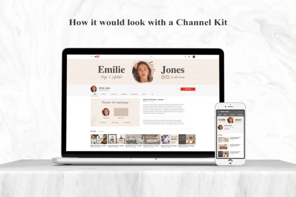 YouTube Thumbnail Kit Editable in Canva