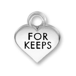 For Keeps Heart Conversation Charm