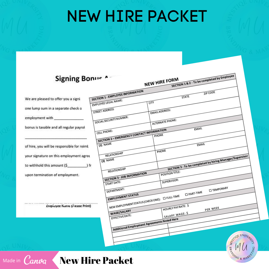 Complete New Hire Packet