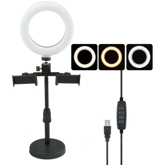 10 inch Selfie Ring Light with Table Top Stand