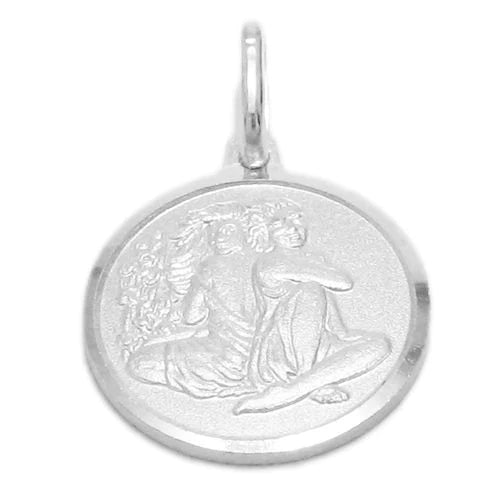 Small Zodiac Sign Medallion Pendant Charm