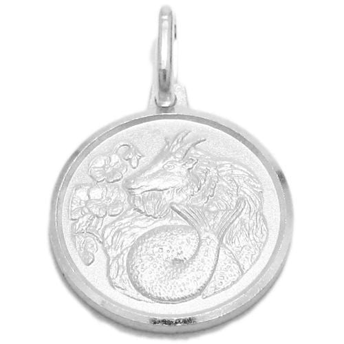 Small Zodiac Sign Medallion Pendant Charm