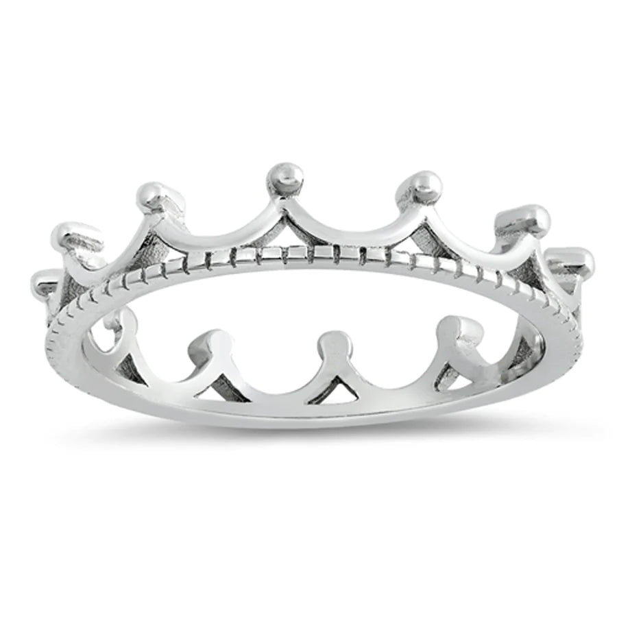 Oxidized Tiara Ring