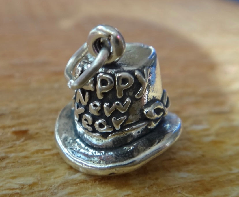 New Year Top Hat Charm