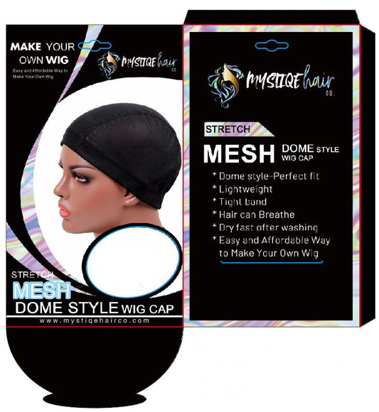 Mystiqe Hair Co. Mesh Spandex Dome Cap