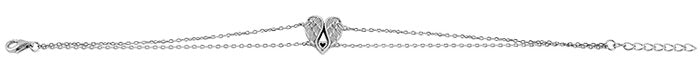 Angel Wings with Heart Bracelet