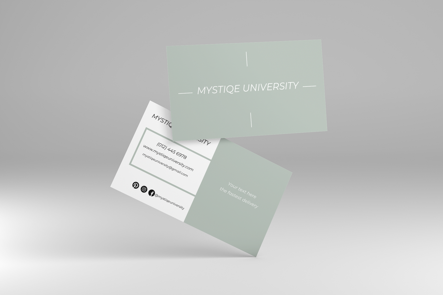 5 Elegant Editable Business Cards