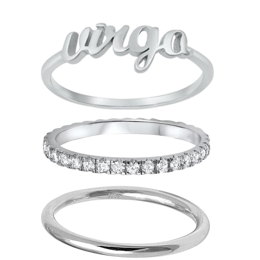 Zodiac Ring Trio