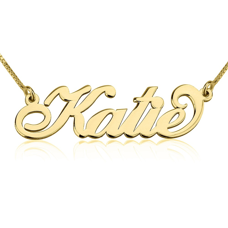 14K Gold Carrie Necklace