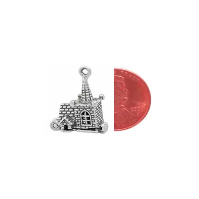 3D Movable Church Charm