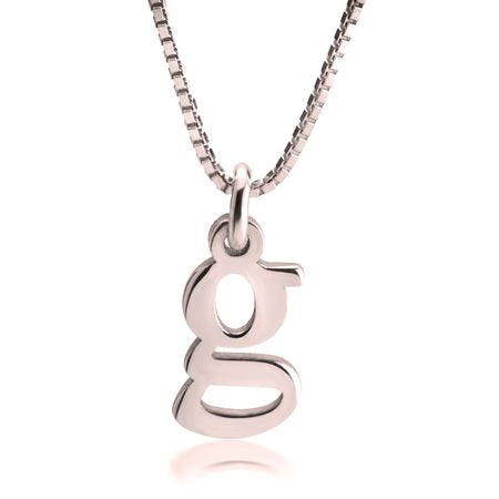 Small Letter Initial Necklace