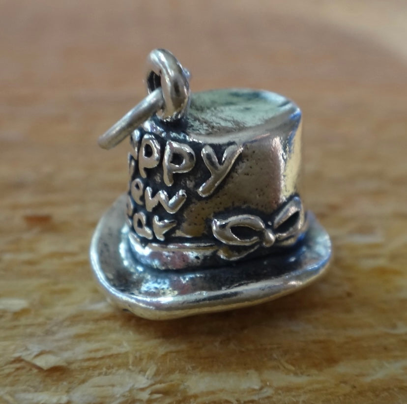 New Year Top Hat Charm