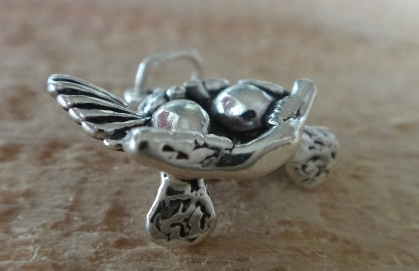 Two Love Birds Branch Wedding Charm