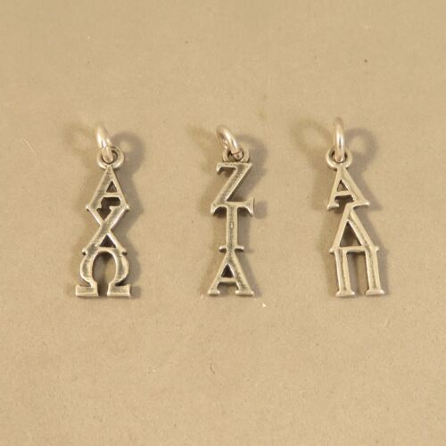 Custom Greek Drop Lavalier Charm