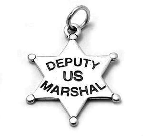 US Marshall Deputy Badge Charm