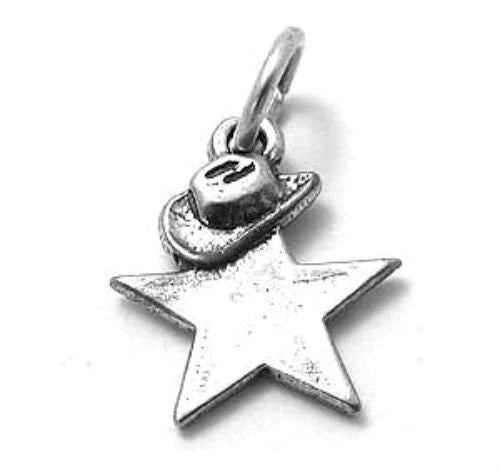 Wild West Sheriff Star and Hat Charm