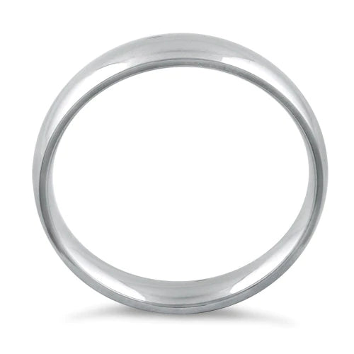 Sterling Silver Wedding Band 4mm