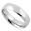 Sterling Silver Wedding Band 5mm