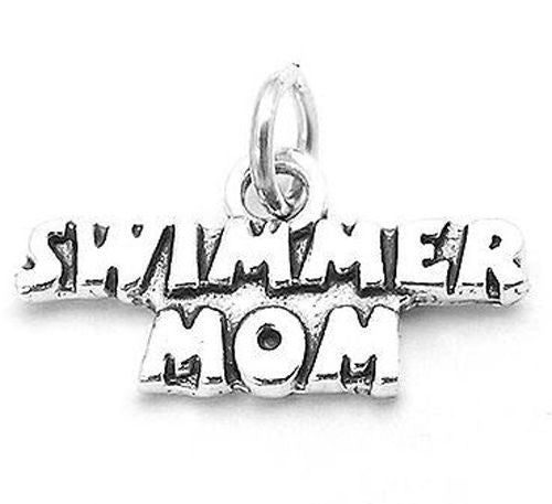 "Swimmer Mom" Charm